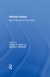 Cover image: Vilfredo Pareto 1st edition 9780754679950
