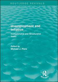 Titelbild: Unemployment and Inflation 1st edition 9781138651470