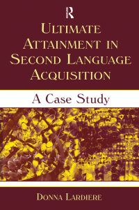 Imagen de portada: Ultimate Attainment in Second Language Acquisition 1st edition 9781138839939