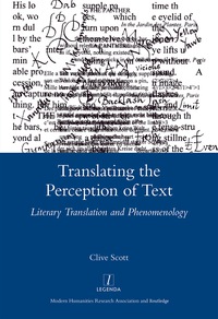 Imagen de portada: Translating the Perception of Text 1st edition 9781907975356