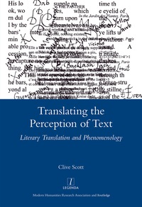 Cover image: Translating the Perception of Text 1st edition 9781907975356