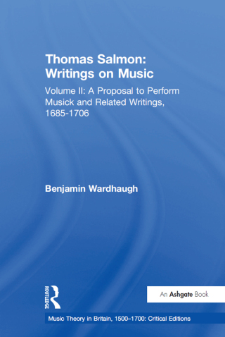 Cover image: Thomas Salmon: Writings on Music 1st edition 9781032927619