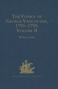 Titelbild: The Voyage of George Vancouver, 1791 - 1795 1st edition 9780904180183