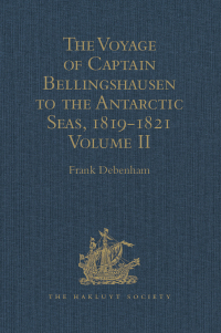 Imagen de portada: The Voyage of Captain Bellingshausen to the Antarctic Seas, 1819-1821 1st edition 9781409414582
