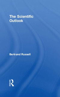 Cover image: The Scientific Outlook 1st edition 9780415249966