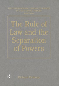 Cover image: The Rule of Law and the Separation of Powers 1st edition 9780754624639