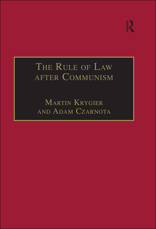Cover image: The Rule of Law after Communism 1st edition 9781840140057