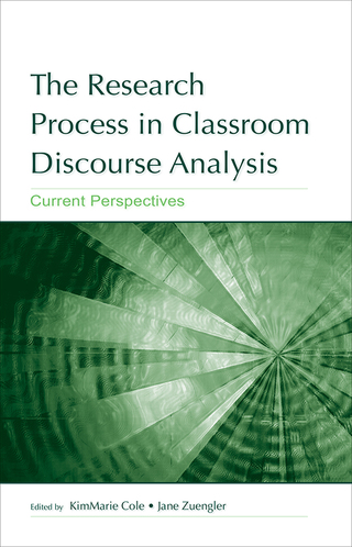Imagen de portada: The Research Process in Classroom Discourse Analysis 1st edition 9780805855302
