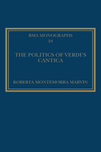 Cover image: The Politics of Verdi's Cantica 1st edition 9781409417859