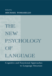Cover image: The New Psychology of Language 1st edition 9780805825770