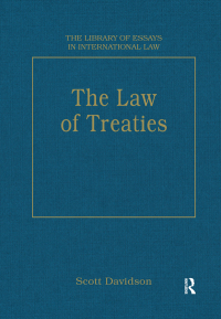 Imagen de portada: The Law of Treaties 1st edition 9780754623854