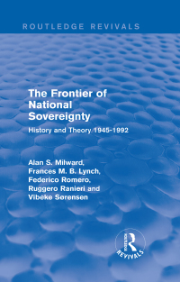 Cover image: The Frontier of National Sovereignty 1st edition 9781138925274