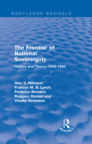 Cover image: The Frontier of National Sovereignty 1st edition 9781138925274