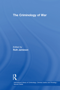 Cover image: The Criminology of War 1st edition 9780754623946