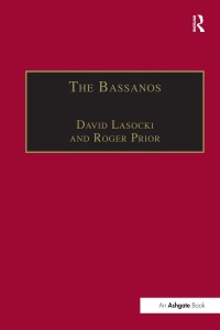 Cover image: The Bassanos 1st edition 9780859679435