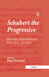 Cover image: Schubert the Progressive 1st edition 9780754603689