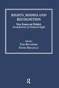 Titelbild: Rights, Bodies and Recognition 1st edition 9780754655022