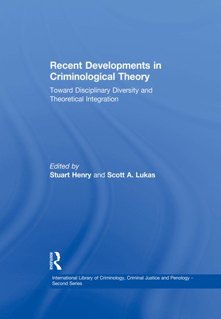 Imagen de portada: Recent Developments in Criminological Theory 1st edition 9780754624691