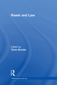 Cover image: Rawls and Law 1st edition 9781409430438