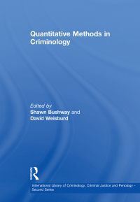 Imagen de portada: Quantitative Methods in Criminology 1st edition 9780754624462