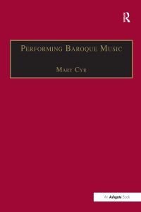 Cover image: Performing Baroque Music 1st edition 9780859679602