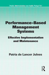 Imagen de portada: Performance-Based Management Systems 1st edition 9781420054279