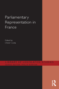 Imagen de portada: Parliamentary Representation in France 1st edition 9781138953499