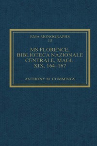 Cover image: MS Florence, Biblioteca Nazionale Centrale, Magl. XIX, 164-167 1st edition 9780754655299