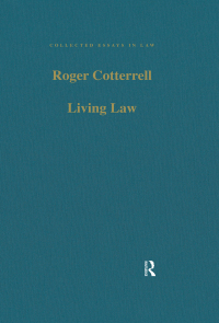 Titelbild: Living Law 1st edition 9780754627104