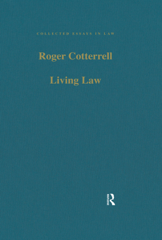 Imagen de portada: Living Law 1st edition 9780754627104