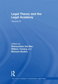 Imagen de portada: Legal Theory and the Legal Academy 1st edition 9780754628880