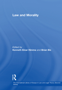 Imagen de portada: Law and Morality 1st edition 9780754625773