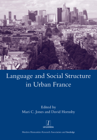 Imagen de portada: Language and Social Structure in Urban France 1st edition 9780367600747