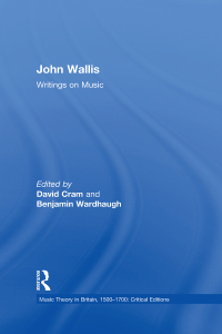 Imagen de portada: John Wallis: Writings on Music 1st edition 9780367669287