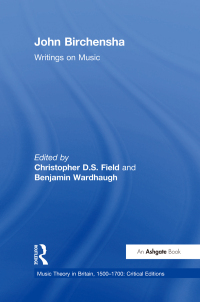 Cover image: John Birchensha: Writings on Music 1st edition 9780754662136