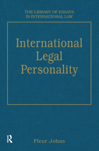 Titelbild: International Legal Personality 1st edition 9780754628286