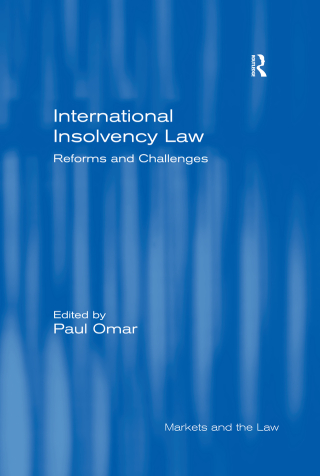 Imagen de portada: International Insolvency Law 1st edition 9780754674825