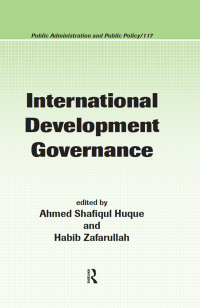 Cover image: International Development Governance 1st edition 9781574445565