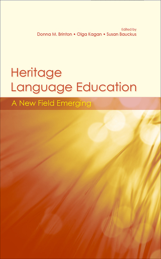 Immagine di copertina: Heritage Language Education 1st edition 9780415995887
