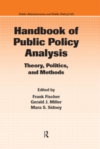 Cover image: Handbook of Public Policy Analysis 1st edition 9781574445619