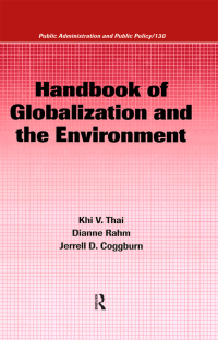 Imagen de portada: Handbook of Globalization and the Environment 1st edition 9781574445534