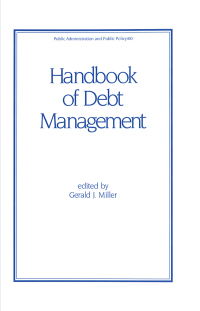Cover image: Handbook of Debt Management 1st edition 9780824793883