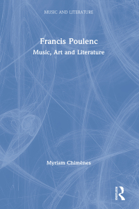 Cover image: Francis Poulenc 1st edition 9781859284070