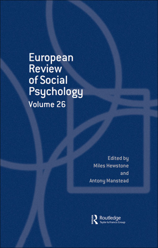 صورة الغلاف: European Review of Social Psychology: Volume 26 1st edition 9781138672703