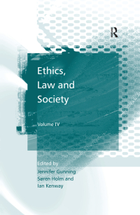 Imagen de portada: Ethics, Law and Society 1st edition 9780754676461