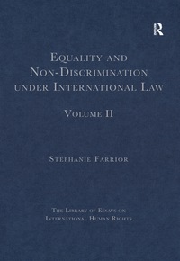 Cover image: Equality and Non-Discrimination under International Law 1st edition 9781409440703