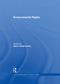 Cover image: Environmental Rights 1st edition 9781409422969