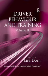 Omslagafbeelding: Driver Behaviour and Training: Volume 2 1st edition 9780754644309