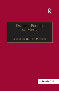 Cover image: Derrick Puffett on Music 1st edition 9781138263468