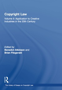 Imagen de portada: Copyright Law 1st edition 9780754628408